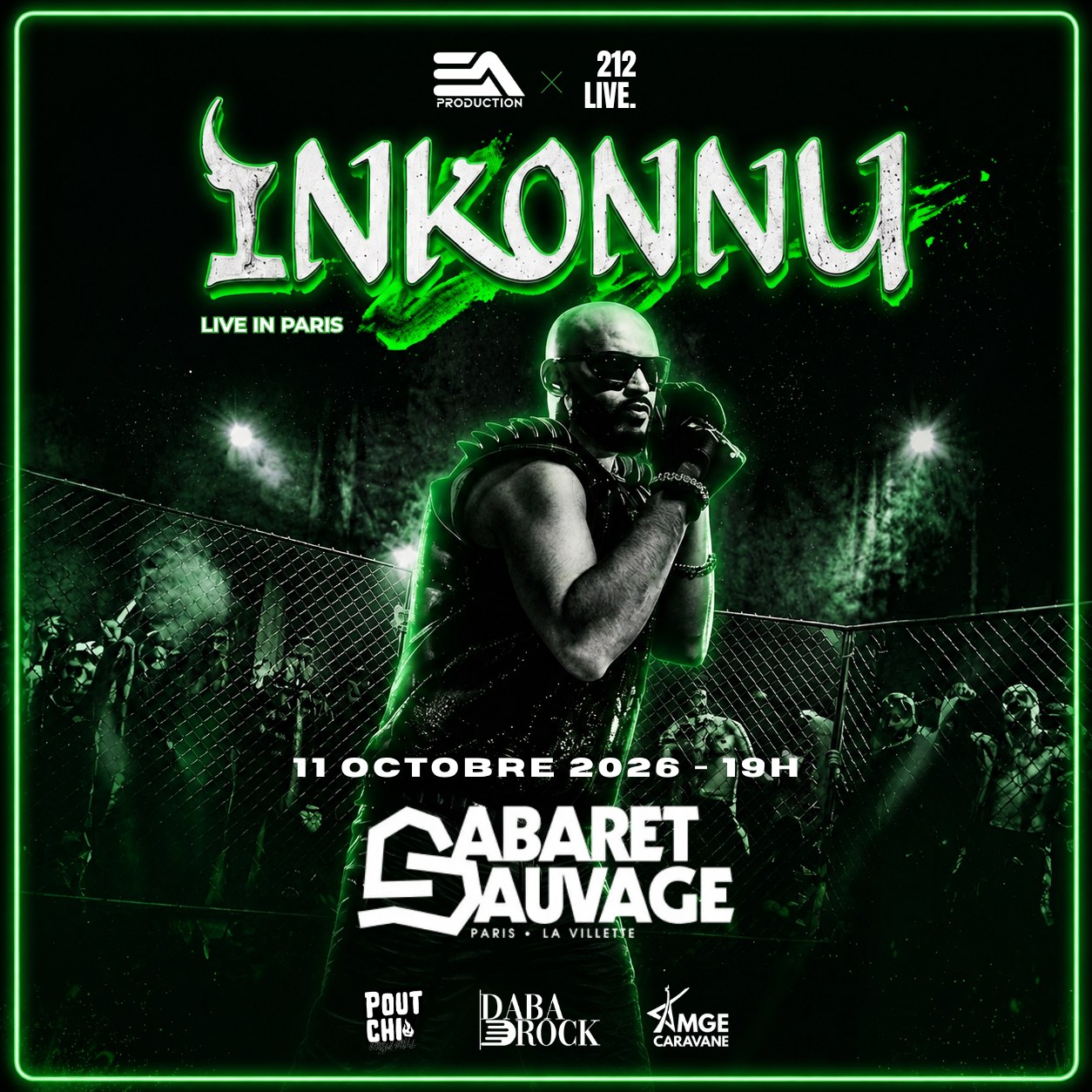 Affiche — Inkonnu — Live in Paris